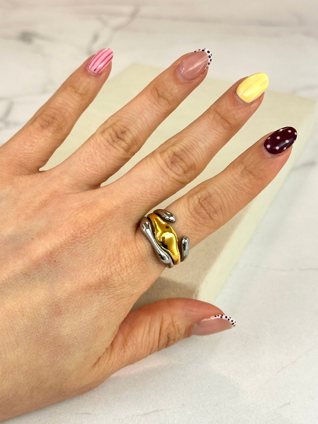 Anillo Bicolor Glori