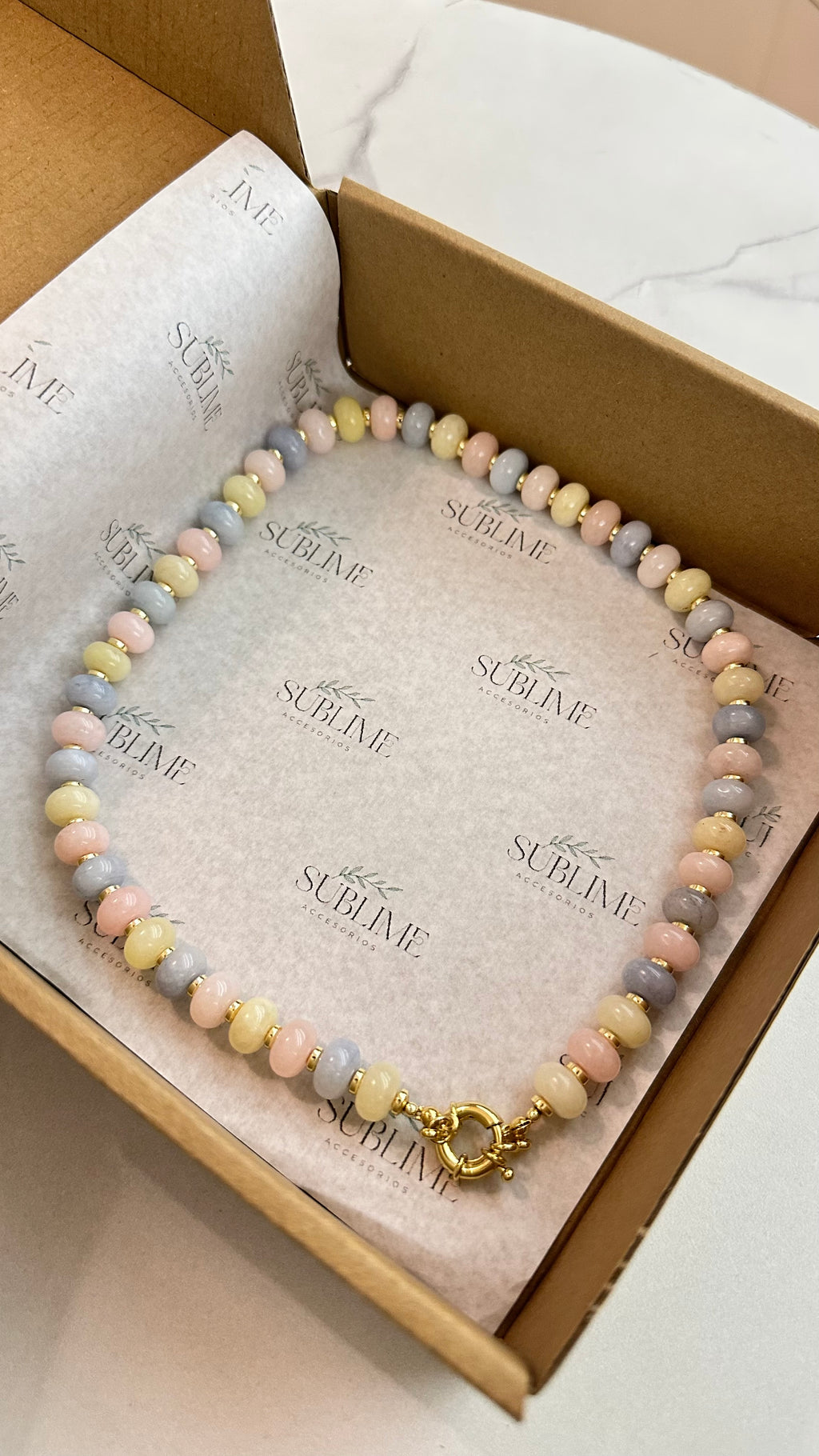 Collar Pastel Morganita