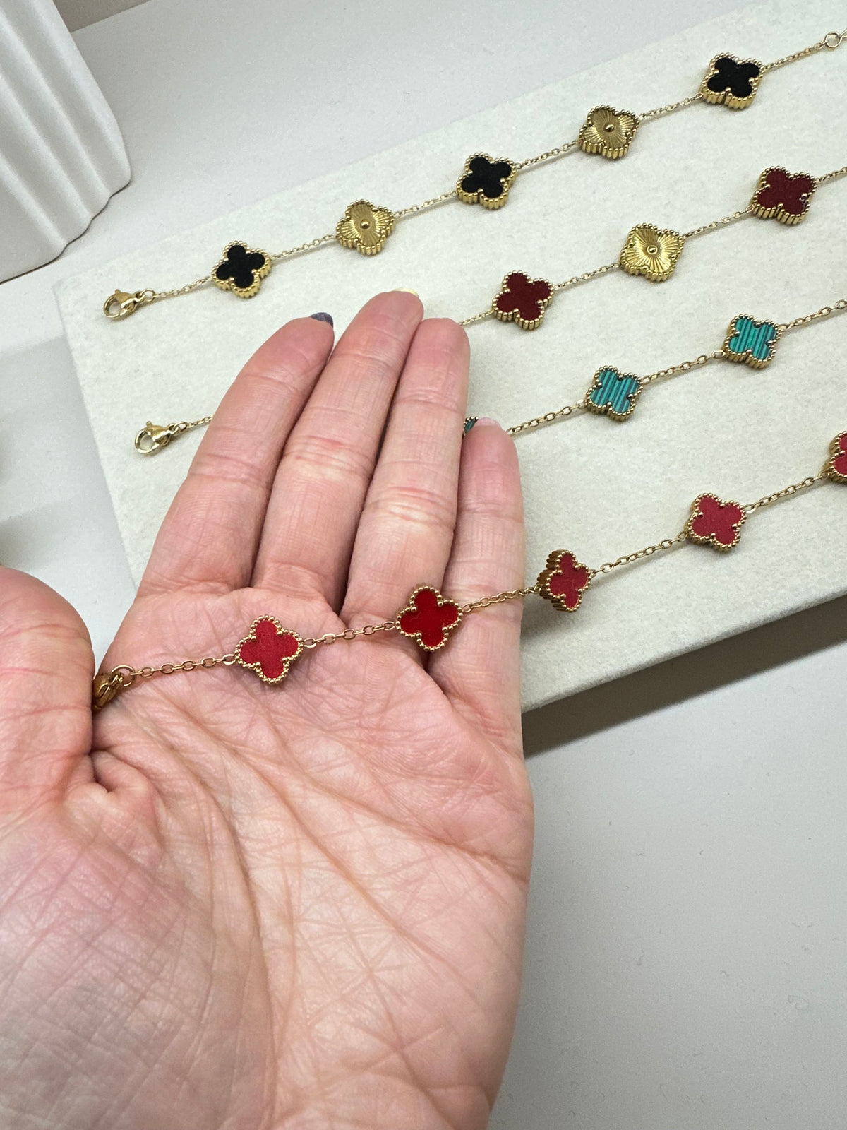 Pulseras trébol