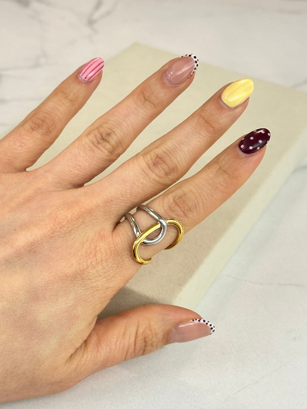 Anillo Bicolor Galilea