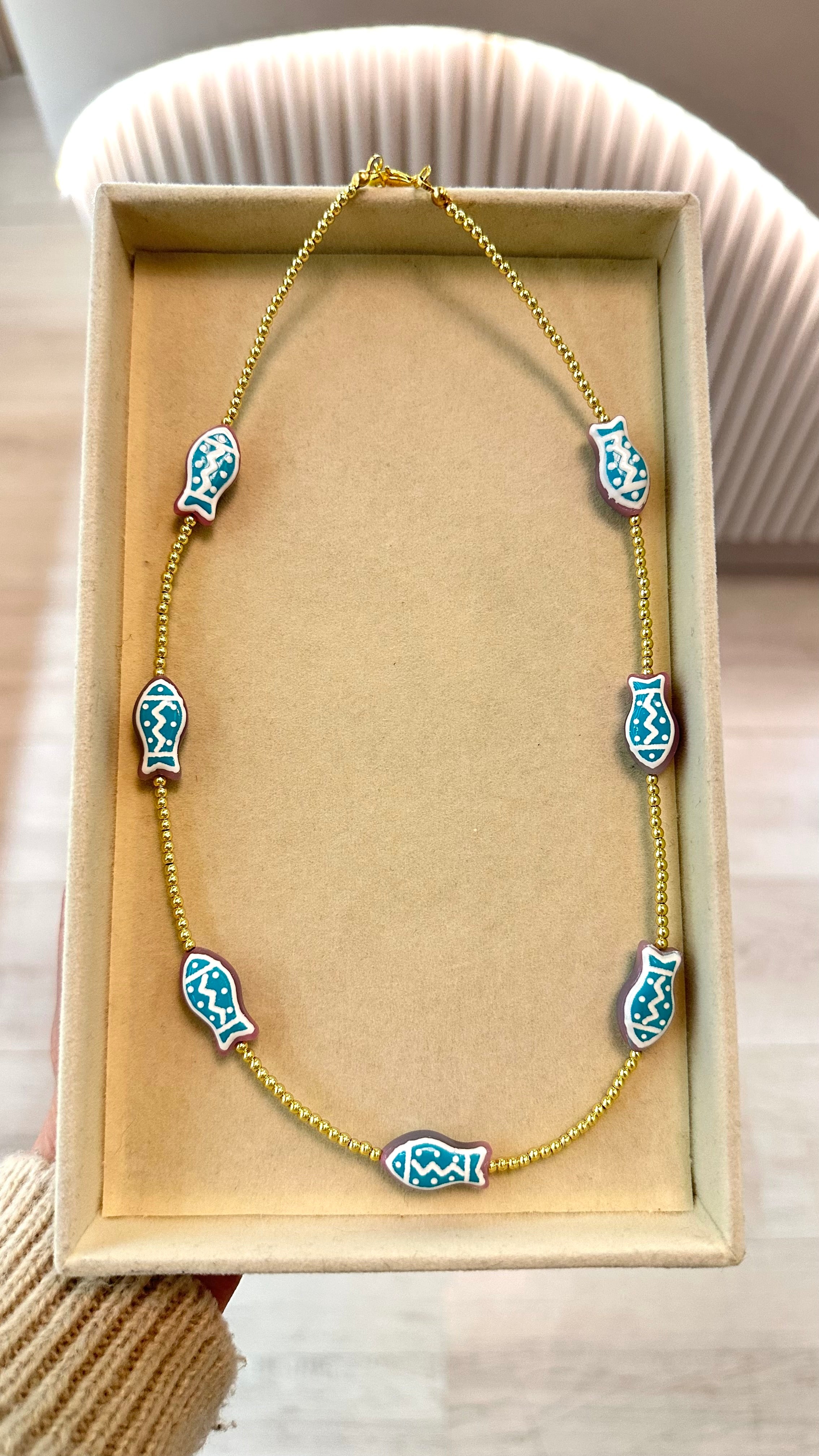 Collar Peces & Caracoles