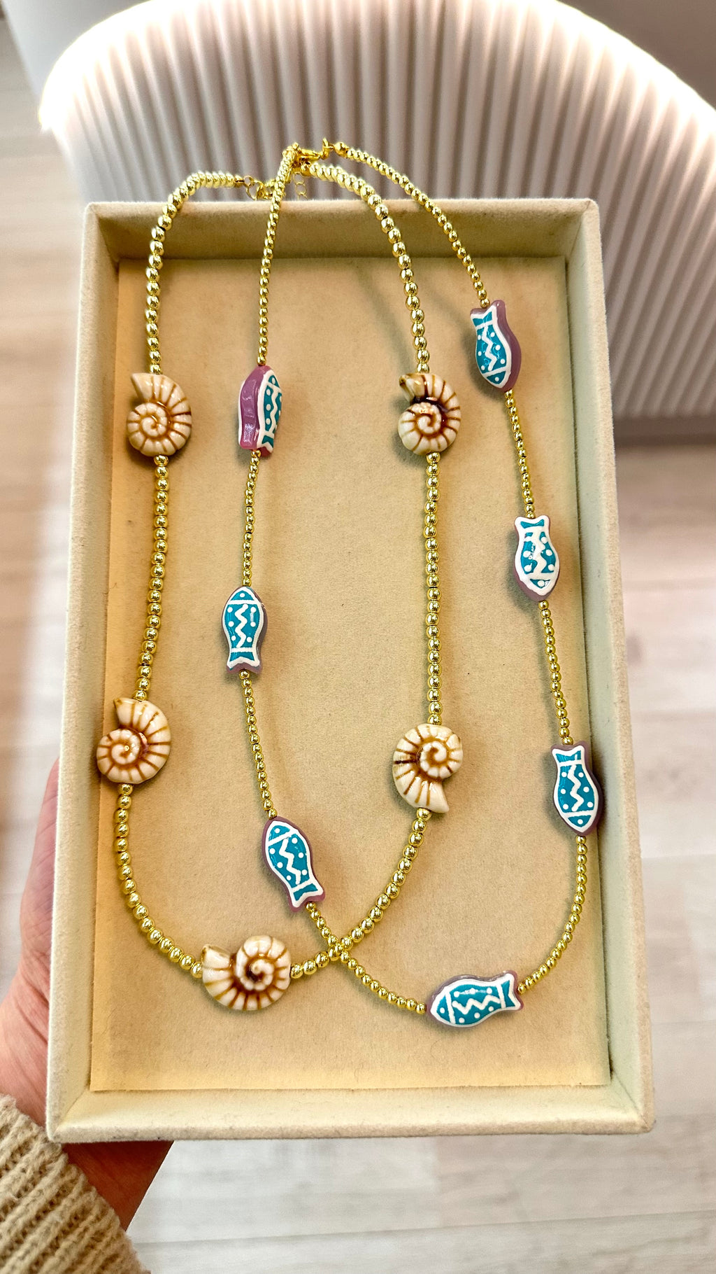 Collar Peces & Caracoles