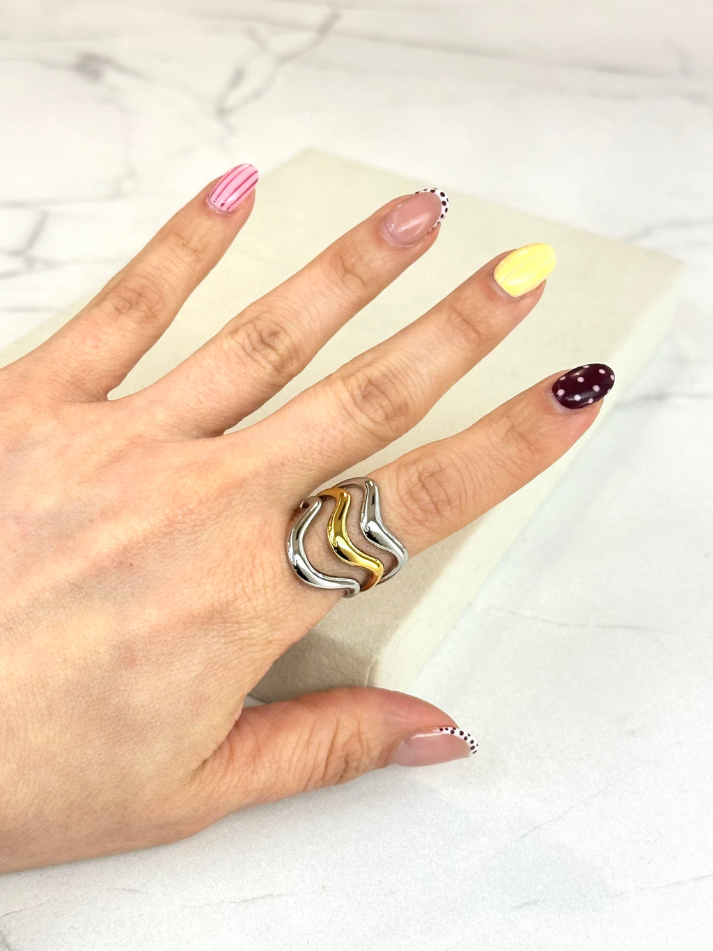 Anillo Bicolor Samoa