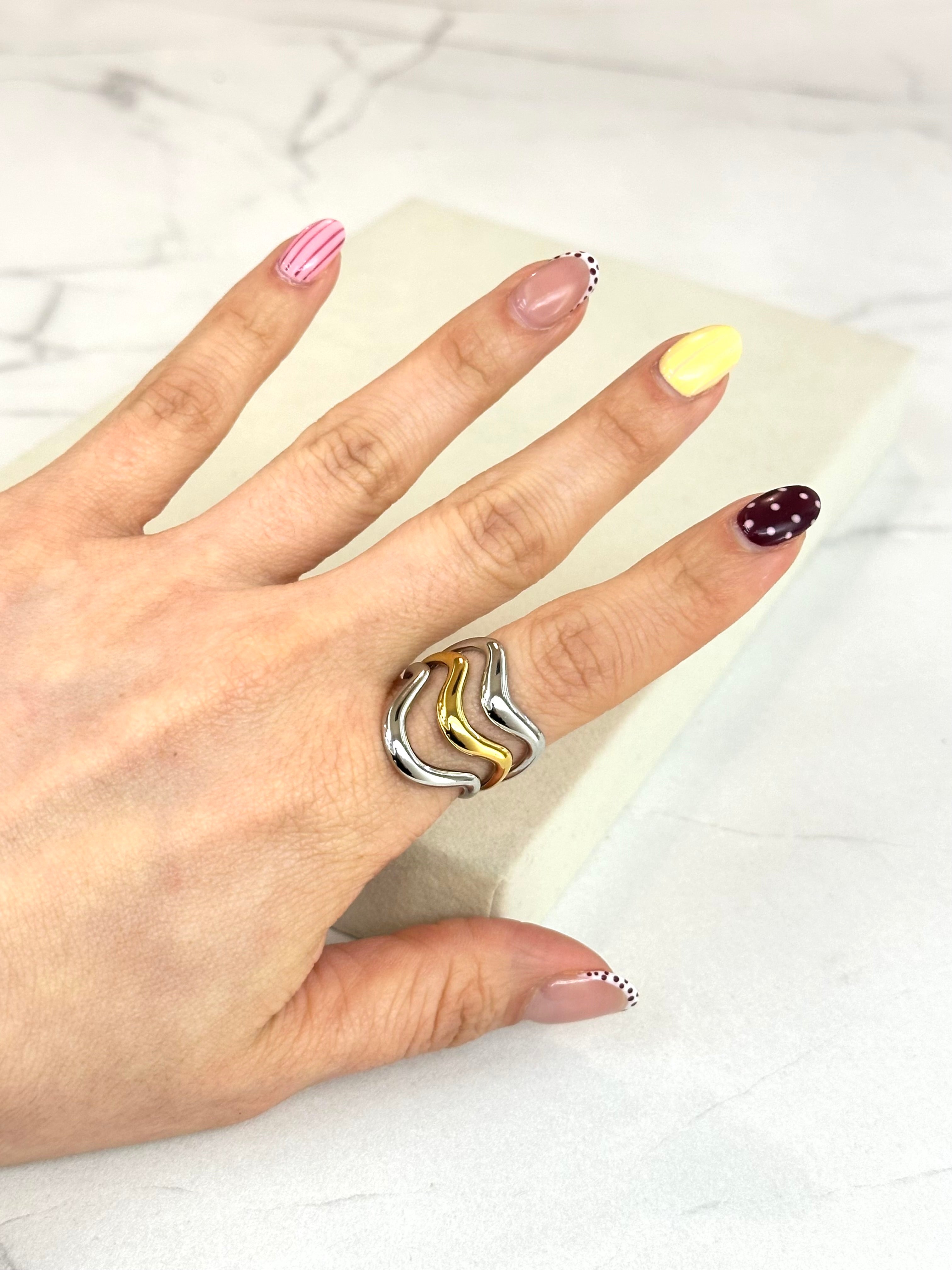 Anillo Bicolor Samoa