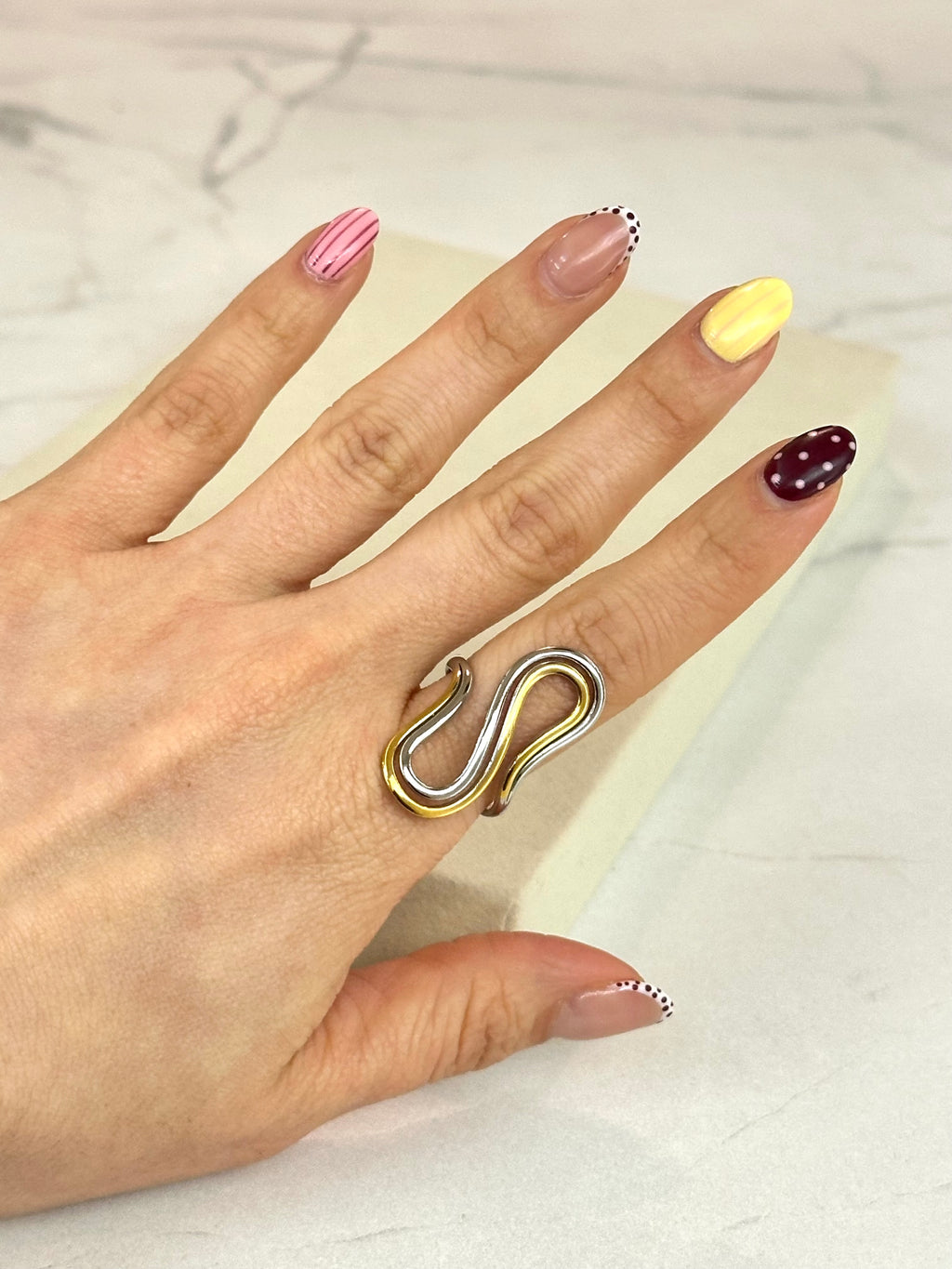 Anillo Bicolor Sahara