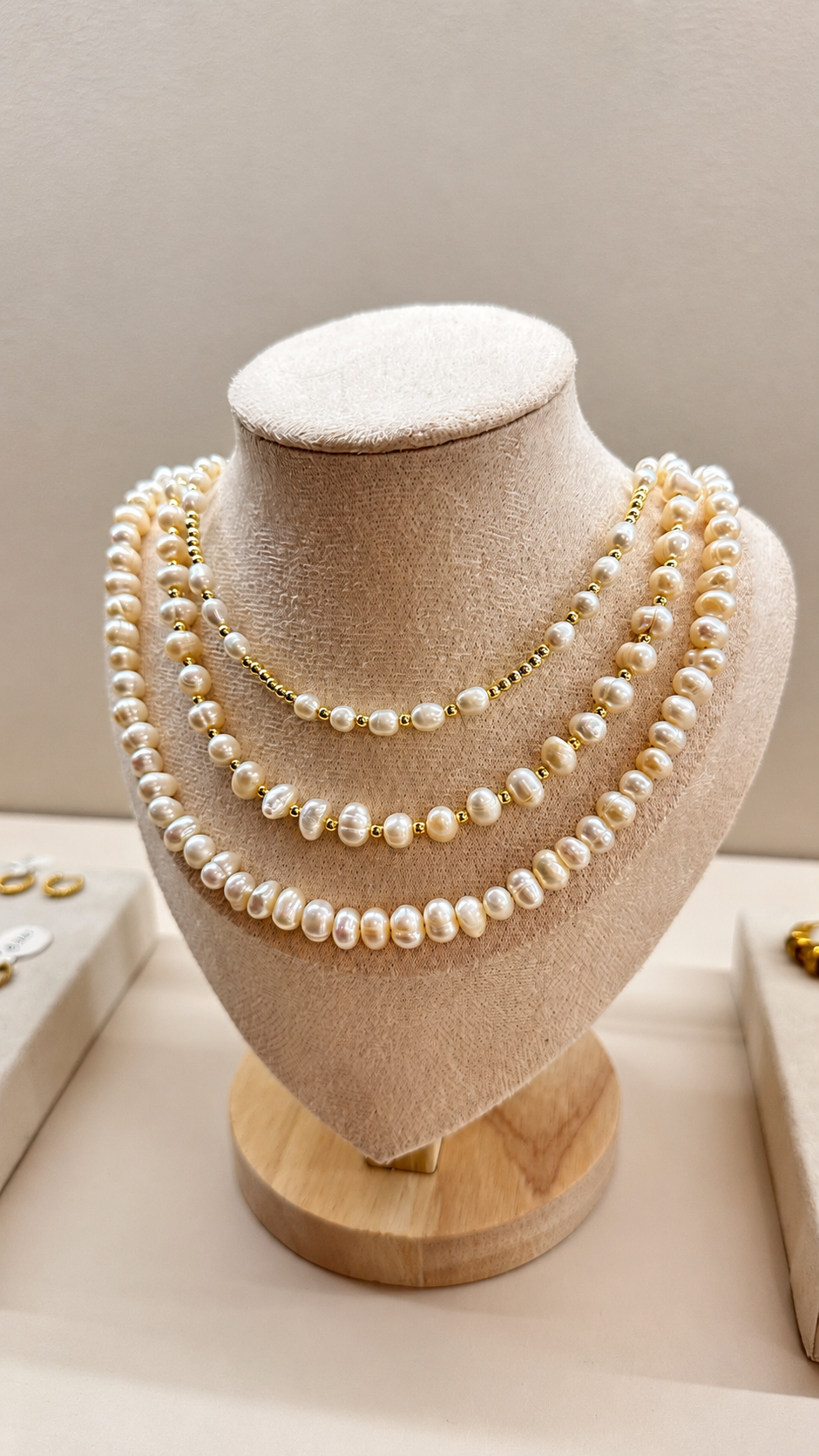 Collas Perlas naturales