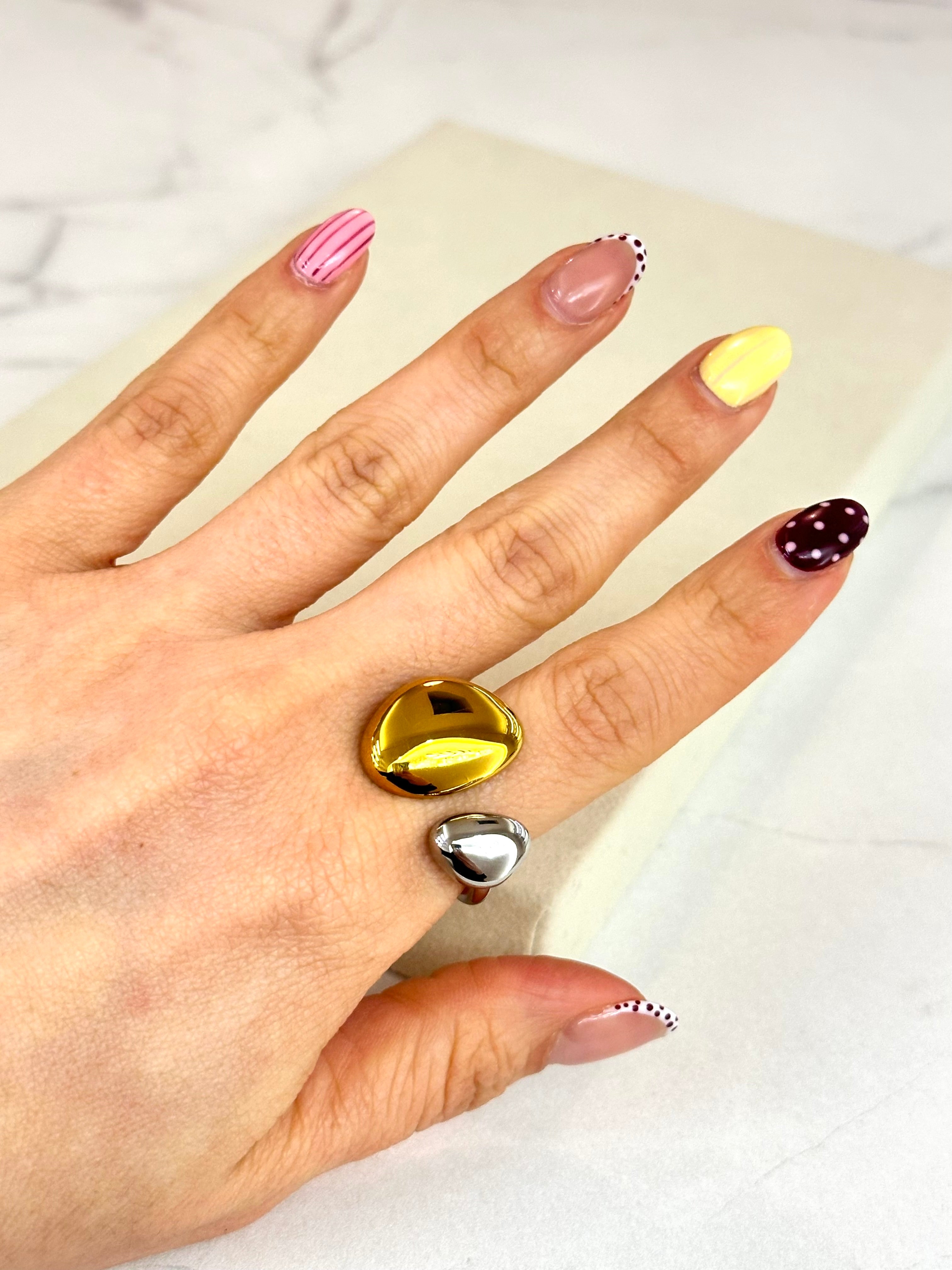 Anillo Bicolor Creta