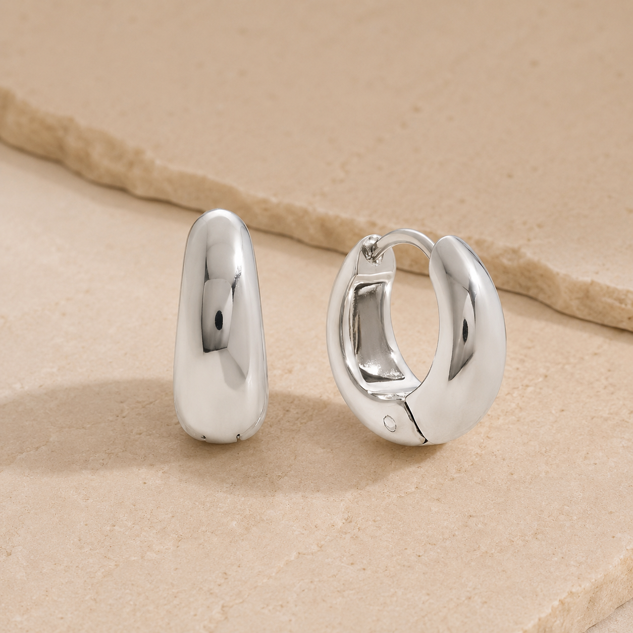 Hoops Gold and silver