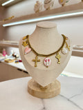 Collar Primavera Rosa